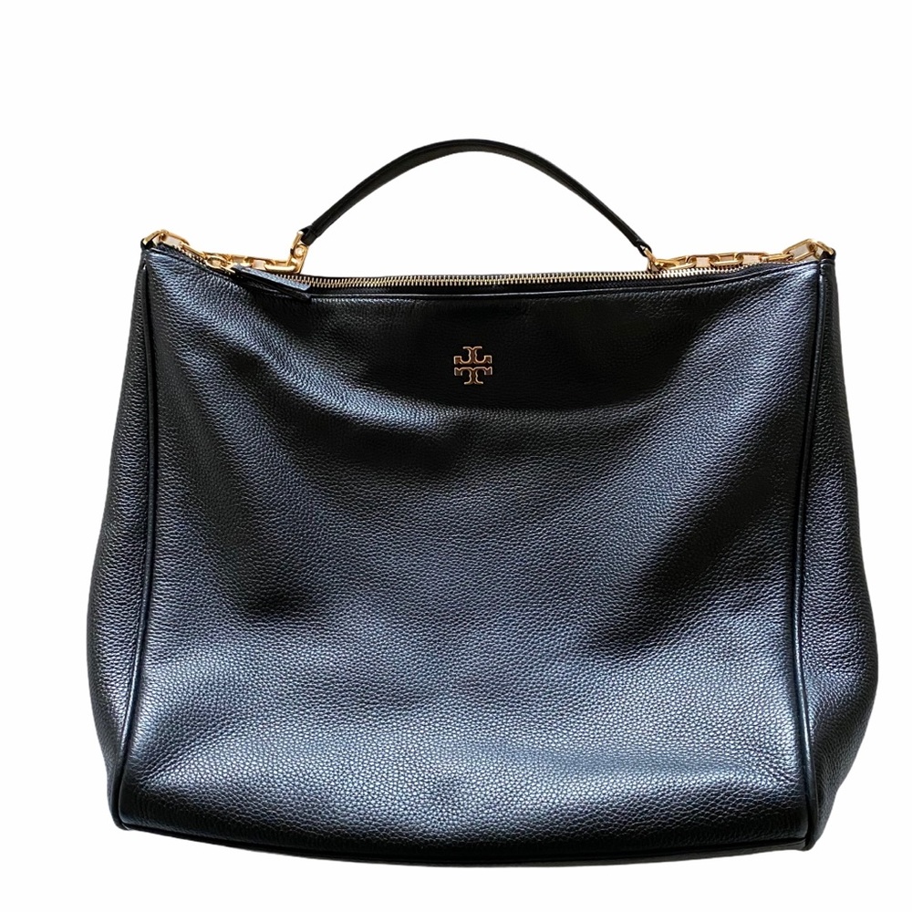 Tory Burch Black Leather Hobo Bag LIKE NEW